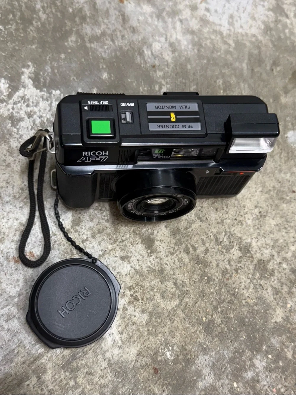 Vintage Ricoh AF-7 35mm Film Camera Bundle Tested